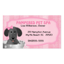 Pet Groomer Business Card