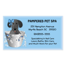 Pet Groomer Business Card