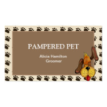 Pet Groomer/ Vet Business Card