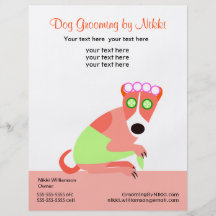 Pet Groomer's Promotional Flyer