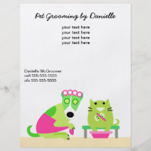 Pet Groomer's Promotional Full Colour Flyer