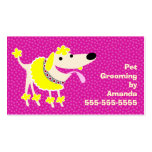 Pet Grooming Services Business Cards