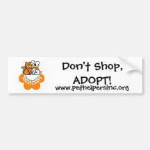 Pet Helper's Bumper Sticker