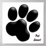 Pet Lover! Paw Print
