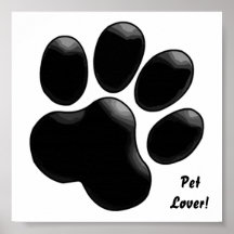 Pet Lover! Paw Print