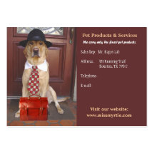 Pet Products & Services Business Card