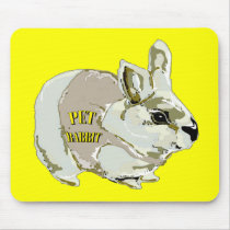 PET RABBIT MOUSE PAD