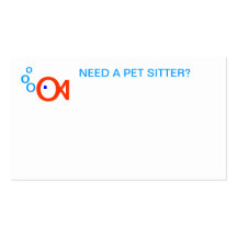 pet sitter business card templates