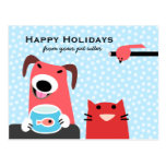 Pet Sitter's Happy Holidays Post Cards