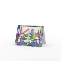 Pet Star ~Budgie~ Note Card