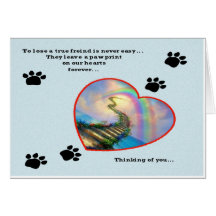 Pet Sympathy Card