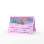 Pet Sympathy Card / Condolence Card / Memorial Car