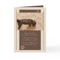 Pet Sympathy Loss of a Dog Deluxe Card
