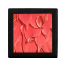 Pétales de corail de fleur coffret cadeau