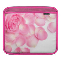 pétales de rose roses frais housses ipad