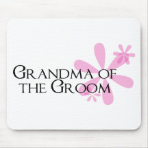 Petals in Pink Grandma of the Groom Mousepads
