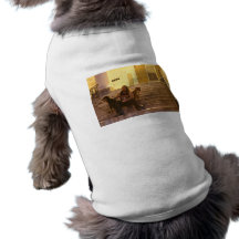 Peter and his dogs: doggy outfit dog t shirt