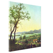 Peter Heinrich Lambert von Hess - Am Chiemsee Stretched Canvas Prints