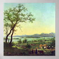 Peter Heinrich Lambert von Hess - Am Chiemsee Poster