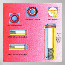 Peter Max style Part list Print