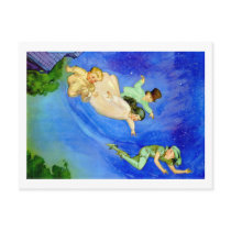 PETER PAN, WENDY, JOHN AND MICHAEL FLY AWAY