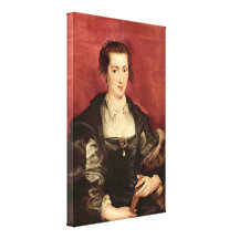 Peter Paul Rubens - Portrait of Isabella Brant Stretched Canvas Print