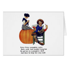 PETER PETER PUMPKIN EATER CARD