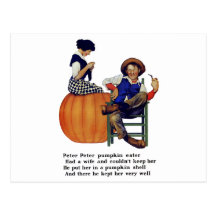 PETER PETER PUMPKIN EATER POSTCARDS