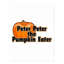 Peter Peter The Pumpkin Eater Postcard
