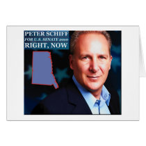 Peter Schiff for Senate Greeting Cards