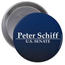 Peter Schiff U.S. Senate Pinback Buttons