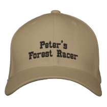 Peter's Forest Racer Embroidered Hats