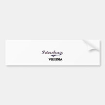 Petersburg Virginia City Classic Bumper Sticker