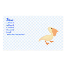 Petie Pelican Business Card Templates