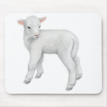 Petit agneau Mousepad Tapis De Souris