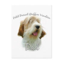 Petit Basset Griffon Vend�en Dad 2 Postcard