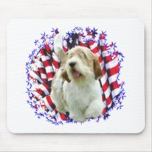 Petit Basset Griffon Vendéen Patriot Mousepads