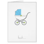 Petit bébé de silence cartes de vœux