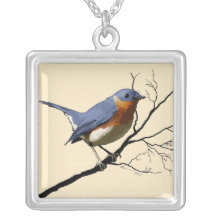 Petit bleu d'oiseau, bijouterie personnalisée