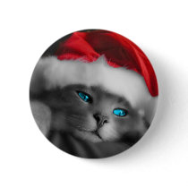 Petit chaton de Noël - Pin's Avec Agrafe