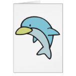 petit dauphin mignon carte