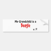 Petit-enfant de beagle autocollants pour voiture