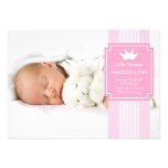 Petit faire-part de naissance de PHOTO de princess