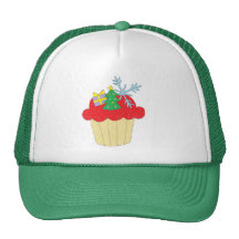 Petit gâteau de Noël Casquettes