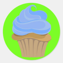 Petit gâteau de sucrerie autocollants