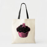 Petit gâteau rose de poison sac en toile