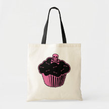 Petit gâteau rose de poison sac en toile