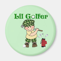 Petit golfeur aimant