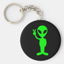 Petit homme vert porte-clef