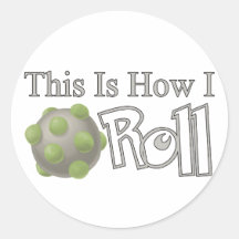 Petit pain de Katamari Autocollants Ronds